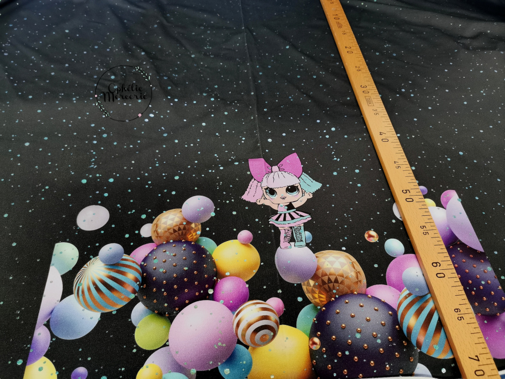 Panneau Summersweat French Terry Oeko Tex Designer Stenzo Poupees Lol Ophelie Mercerie